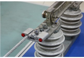 测温开关设备线夹，用于开关设备与导线的连接